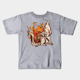 The fire Wolf Kids T-Shirt